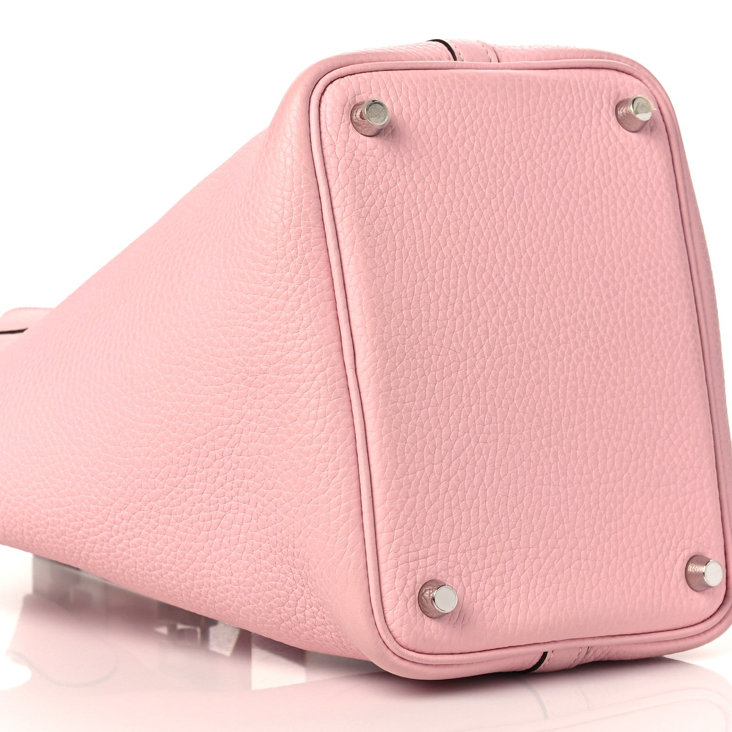 Hermes Taurillon Clemence Picotin Lock 18 PM Rose Sakura 9 of 10