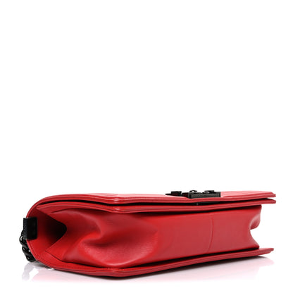 Chanel Lambskin Quilted Medium Boy Flap Red 4 of 11