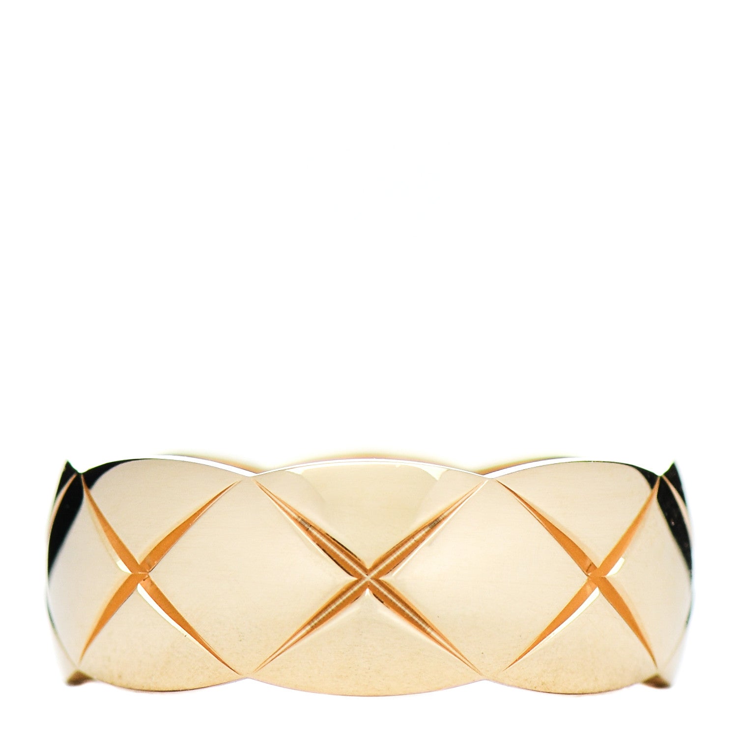 Chanel 18K Yellow Gold Small Coco Crush Ring 47 4.25 1 of 6