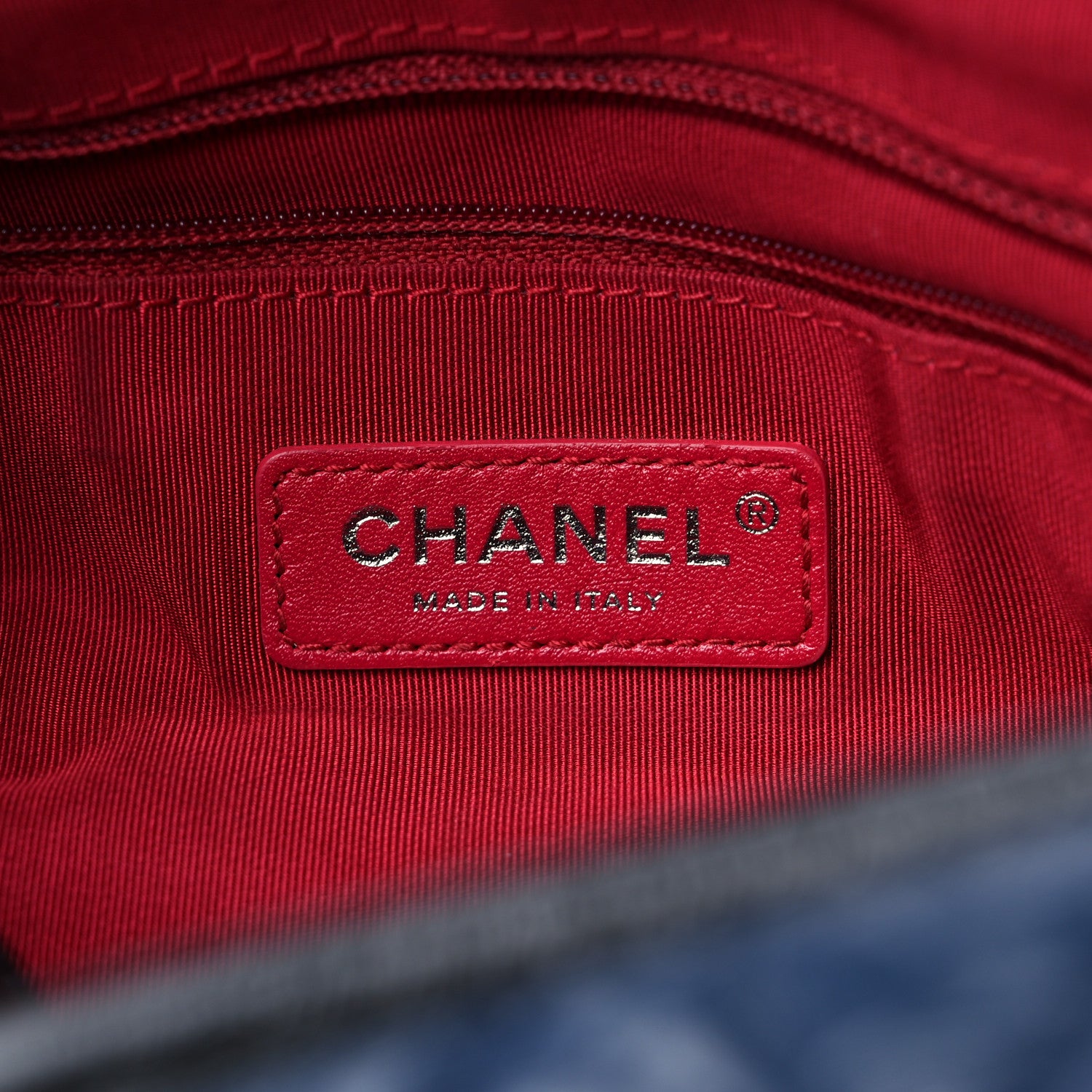 Chanel Aged Calfskin Quilted Large Gabrielle Hobo Navy Black 6 of 15