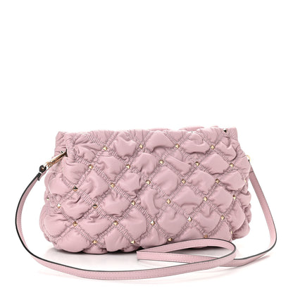Valentino Garavani Nappa Spikeme Clutch Rose Quartz 3 of 9