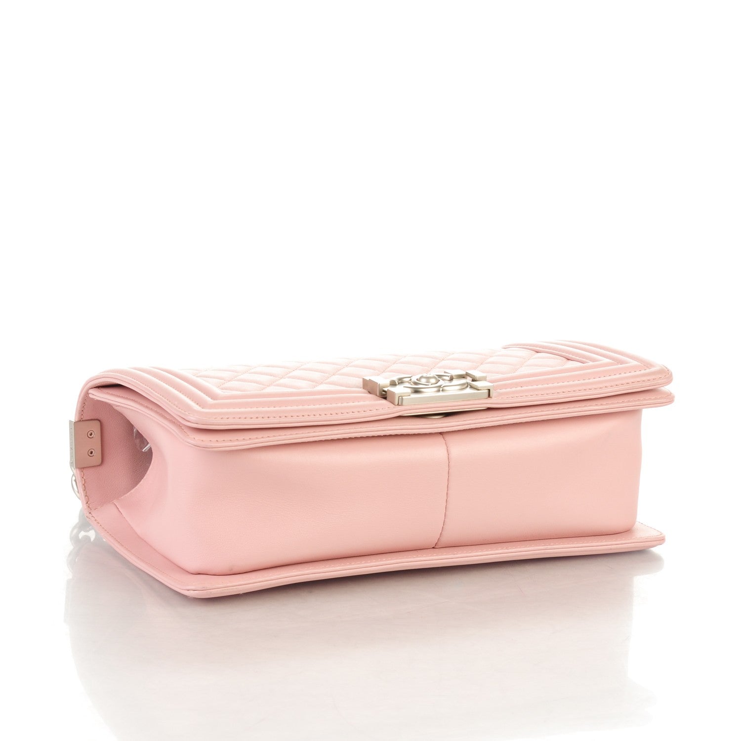 Chanel Calfskin Quilted Medium Boy Flap Light Pink 4 of 9