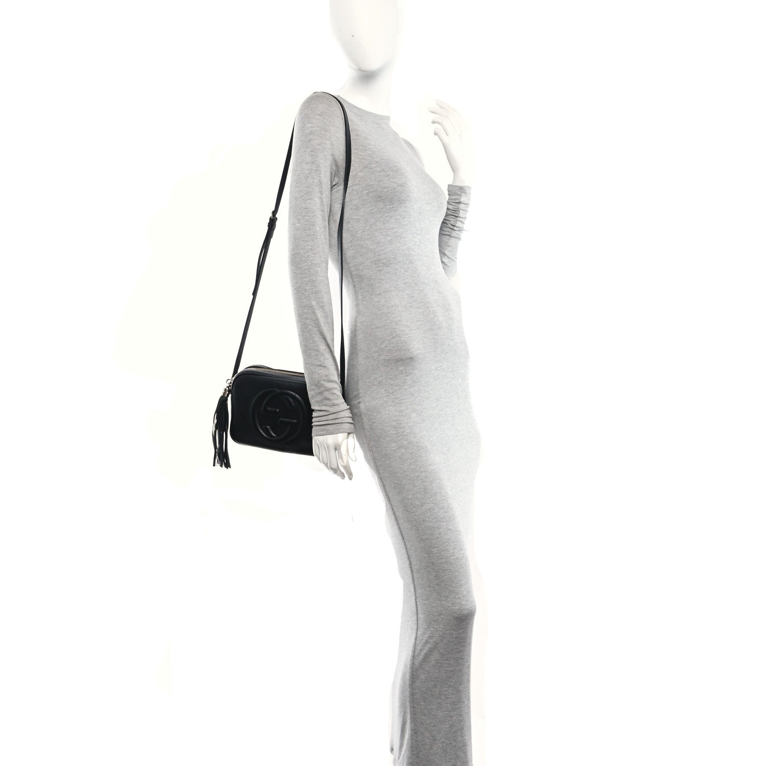 Gucci Pebbled Calfskin Small Soho Disco Bag Black 2 of 10