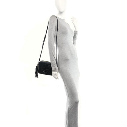 Gucci Pebbled Calfskin Small Soho Disco Bag Black 2 of 10