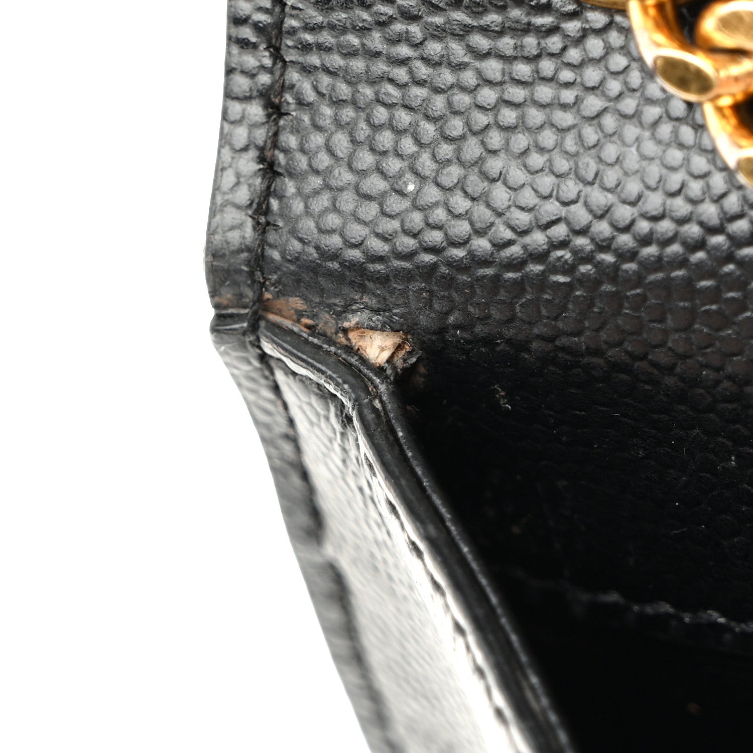 Saint Laurent Grain De Poudre Medium Classic Monogram Kate Satchel Black 12 of 15