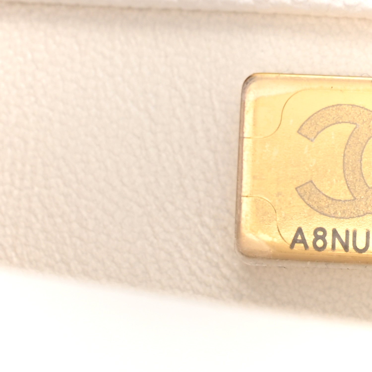 Chanel Caviar Quilted Mini Coco Handle Flap White 7 of 10