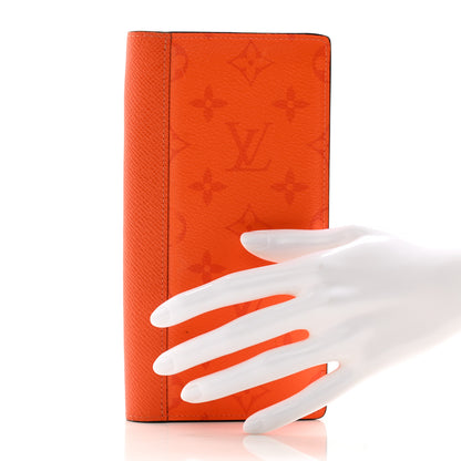 Louis Vuitton Taigarama Brazza Wallet NM Orange 2 of 11