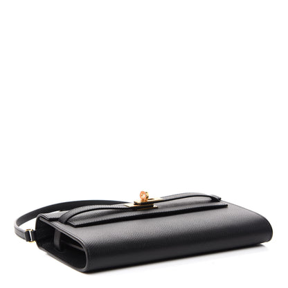 Hermes Epsom Kelly Wallet To Go Black 4 of 7