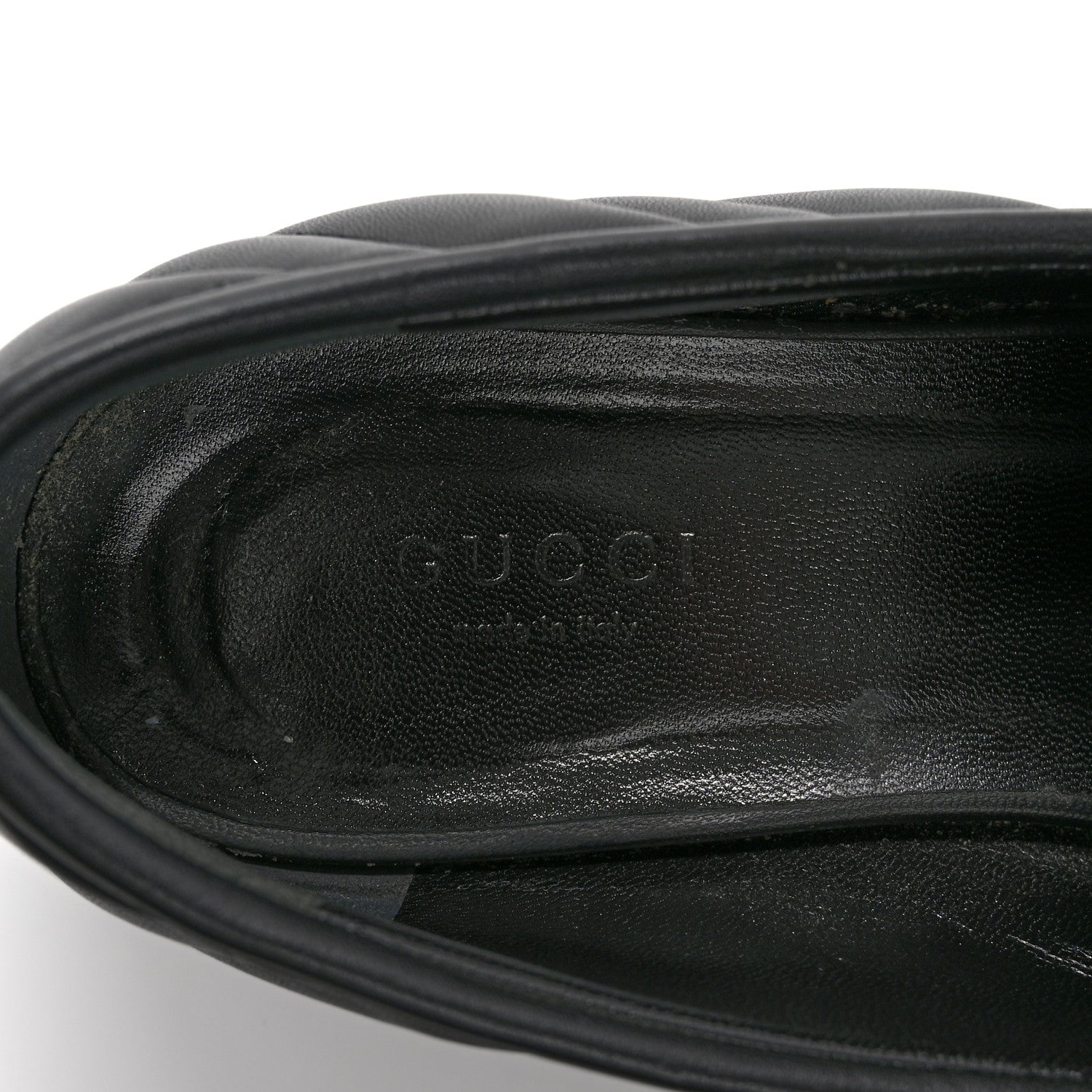 Gucci Nappa Matelasse Double G Marmont Loafers 37 Black 7 of 19