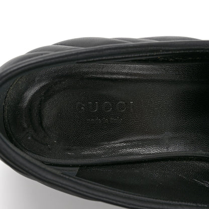 Gucci Nappa Matelasse Double G Marmont Loafers 37 Black 7 of 19