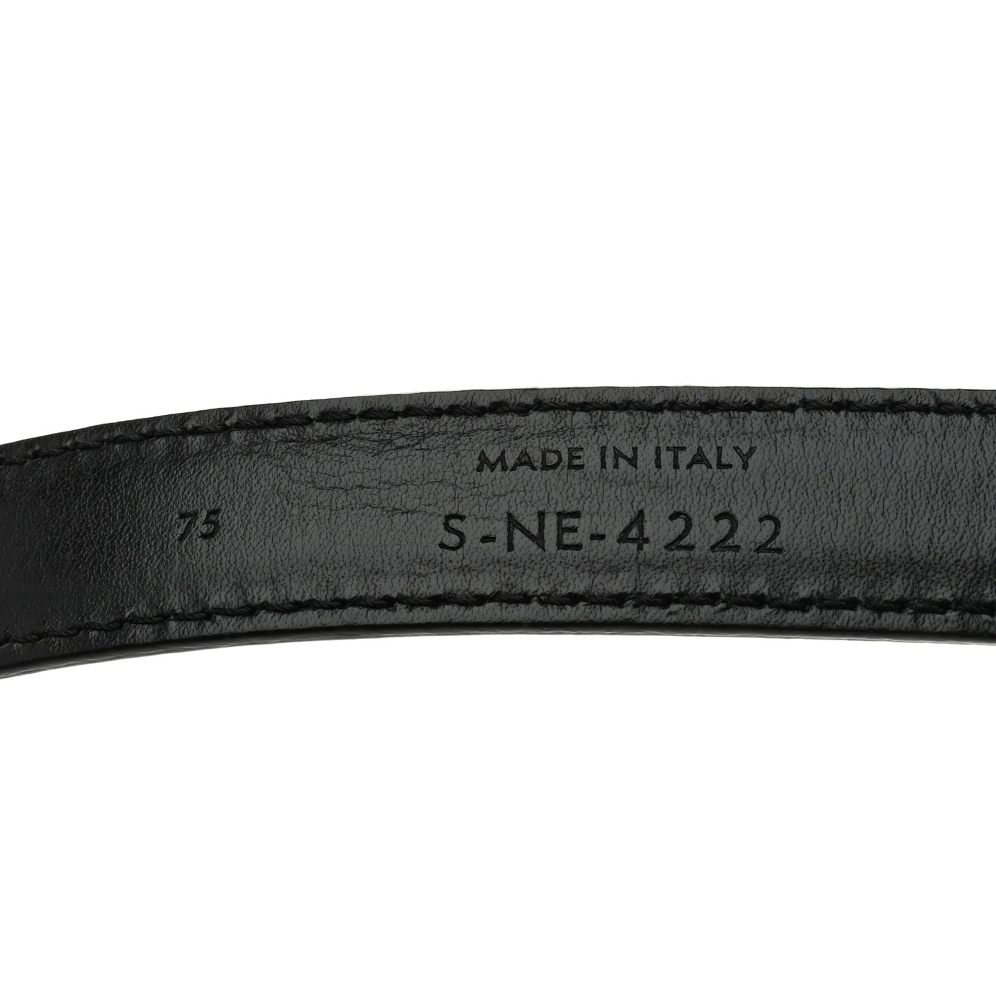 Box Calfskin Small 18mm Triomphe Belt 75 30 Black