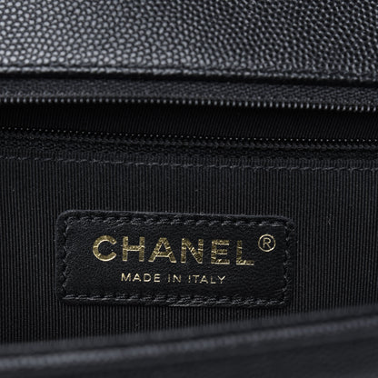Chanel Caviar Quilted New Medium Boy Flap Black 6 of 16