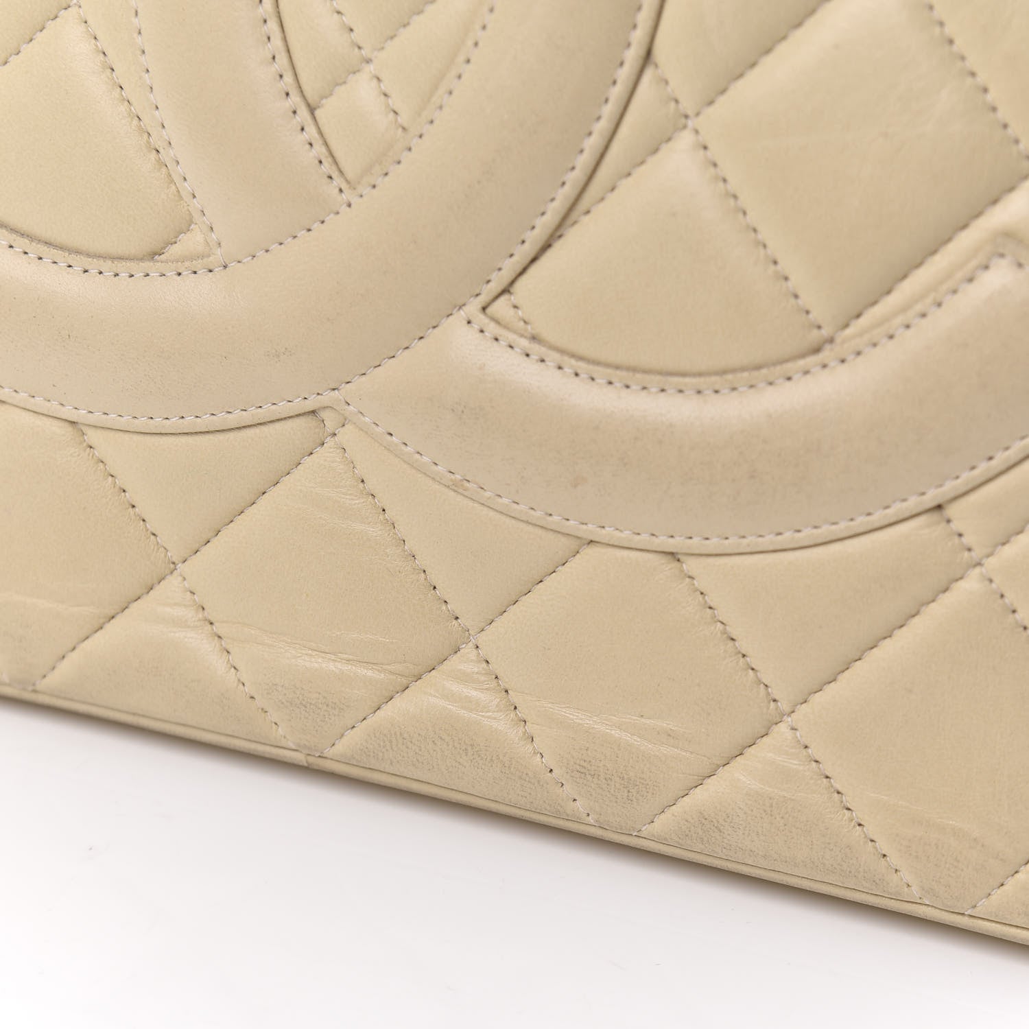 Chanel Lambskin Quilted Medallion Tote Light Beige 12 of 14