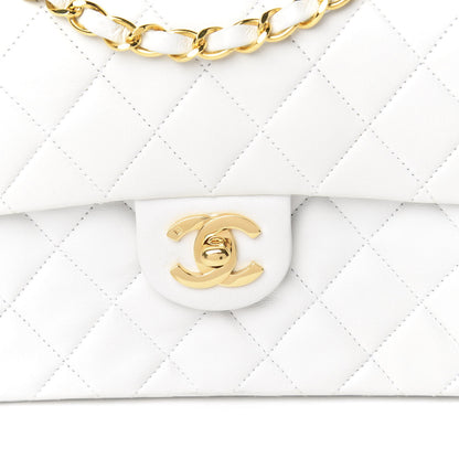 Chanel Lambskin Quilted Mini Square Flap White 11 of 15