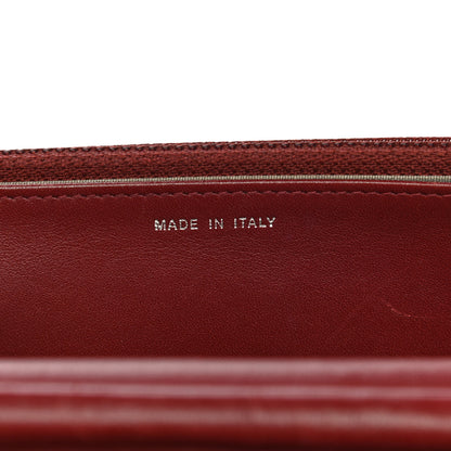 Chanel Caviar Timeless CC Wallet on Chain WOC Dark Red 7 of 18