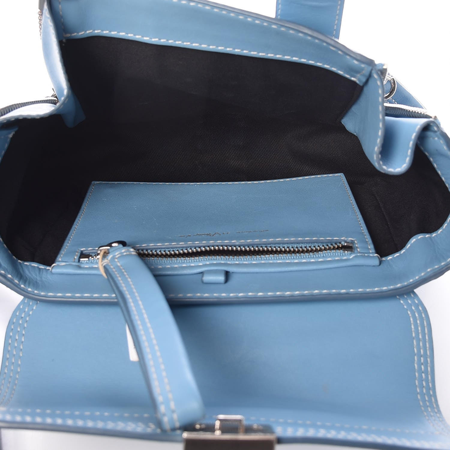 3.1 Phillip Lim 3.1 Smooth Calfskin Mini Pashli Satchel Powder Blue 5 of 21
