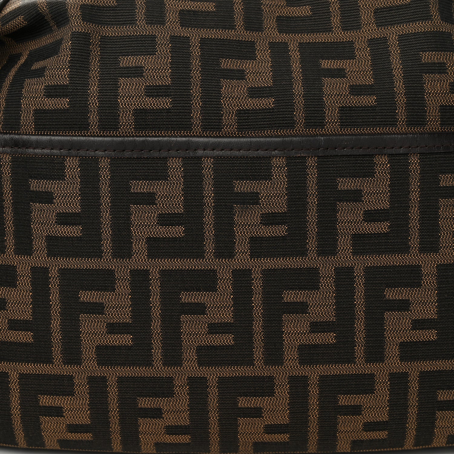 Fendi Zucca Cuoio Lucido Chef Crossbody Bag Tobacco Moro 8 of 10