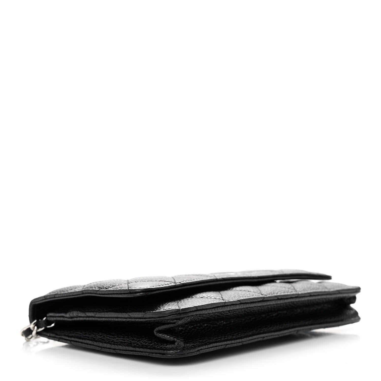 Chanel Caviar Quilted Wallet on Chain WOC Black 3 of 12