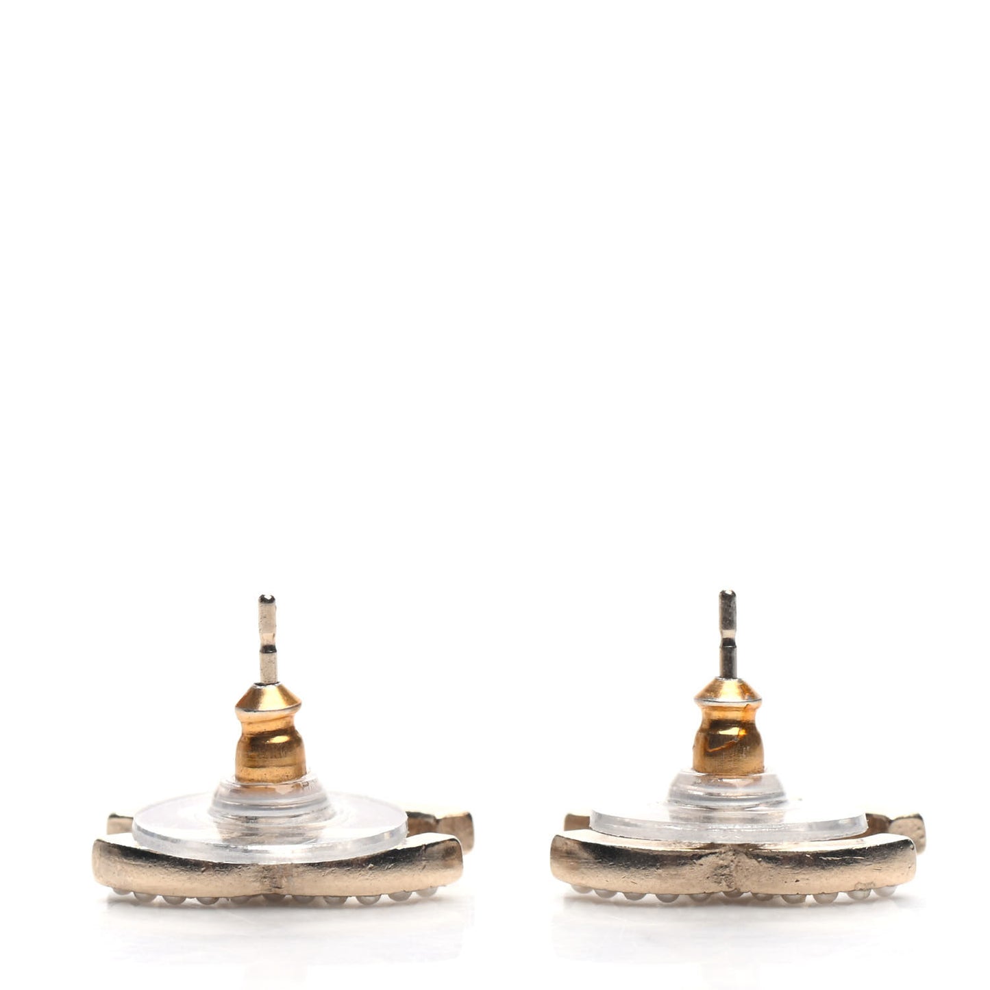 Pearl CC Earrings Light Gold