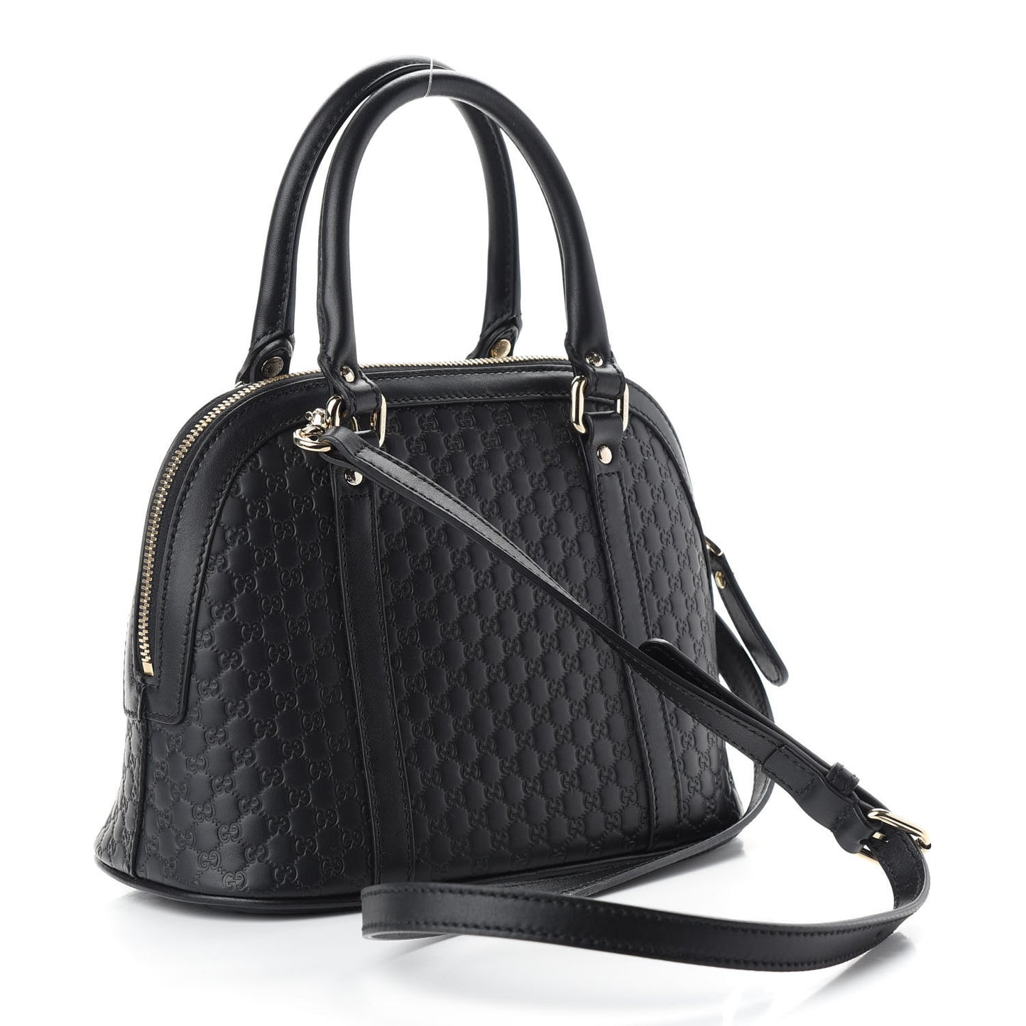 Microguccissima Mini Dome Bag Black