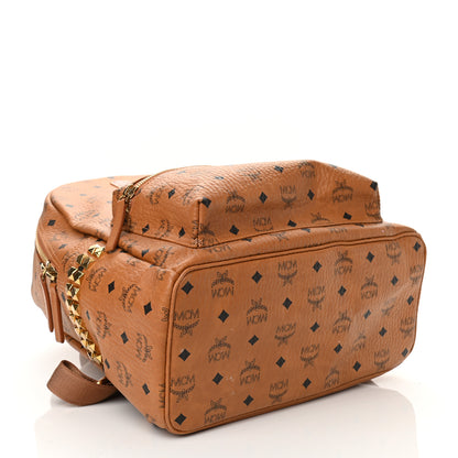 MCM Visetos Medium Side Studs Stark Backpack Cognac 3 of 8