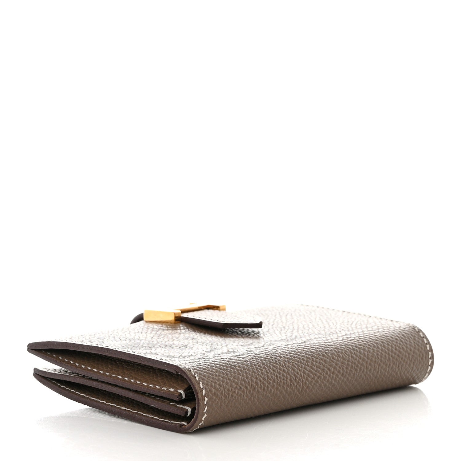 Hermes Epsom Bearn Card Holder Wallet Etoupe 5 of 9