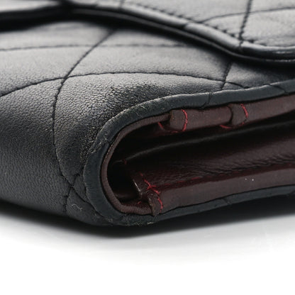 Chanel Lambskin Quilted Large Flap Wallet Black 11 of 12