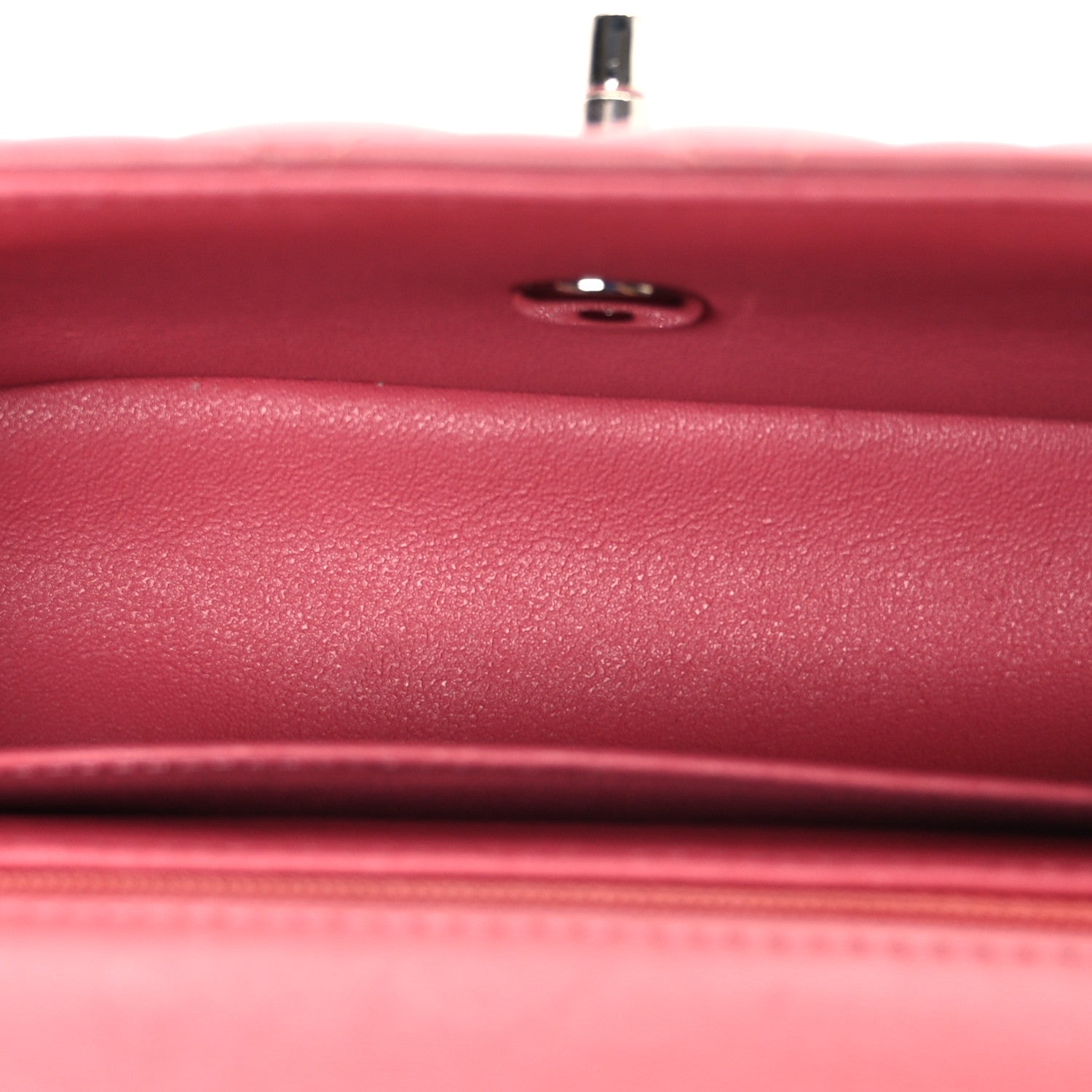 Chanel Lambskin Quilted Mini Rectangular Flap Pink 4 of 10