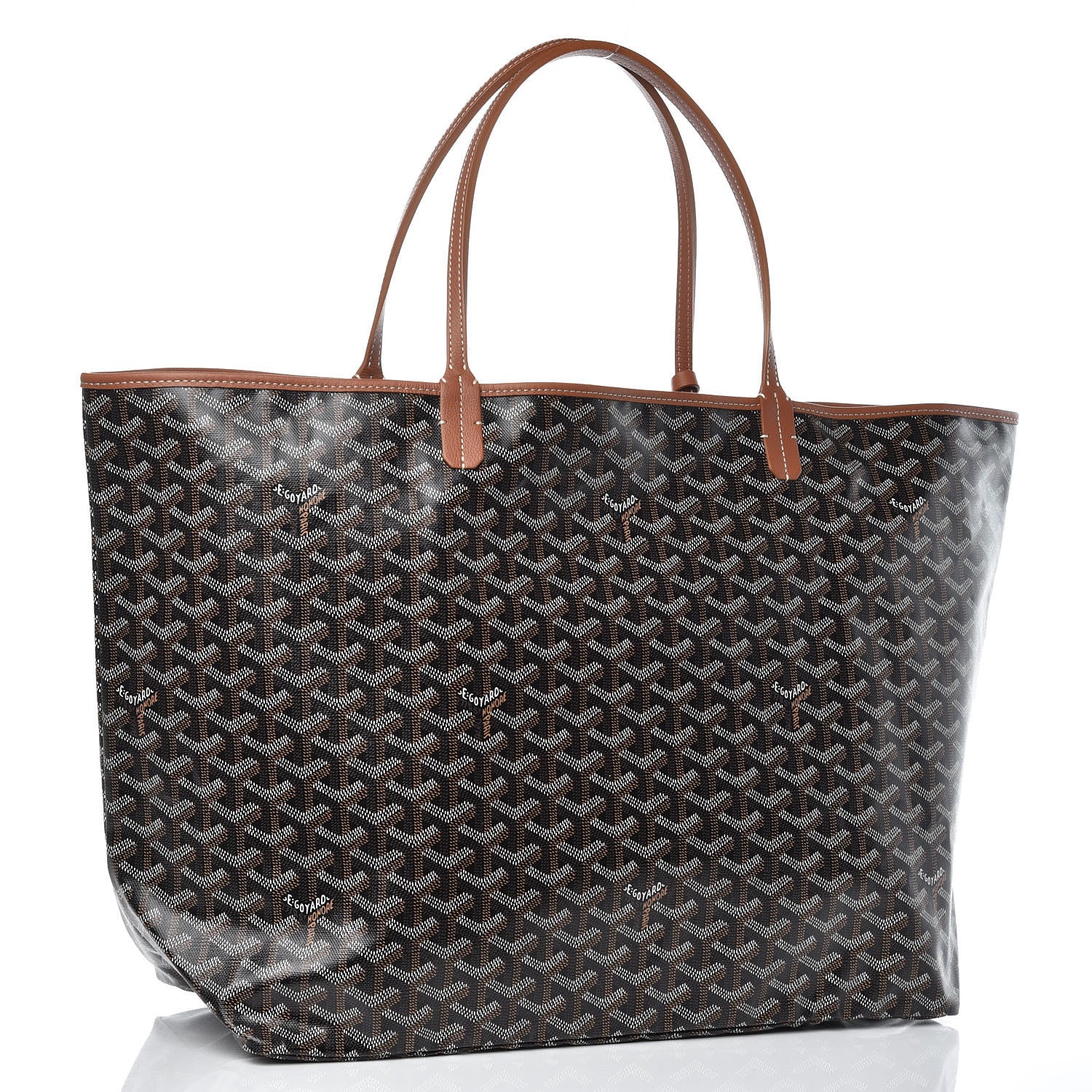Goyard Goyardine Saint Louis GM Black Gold 4 of 11