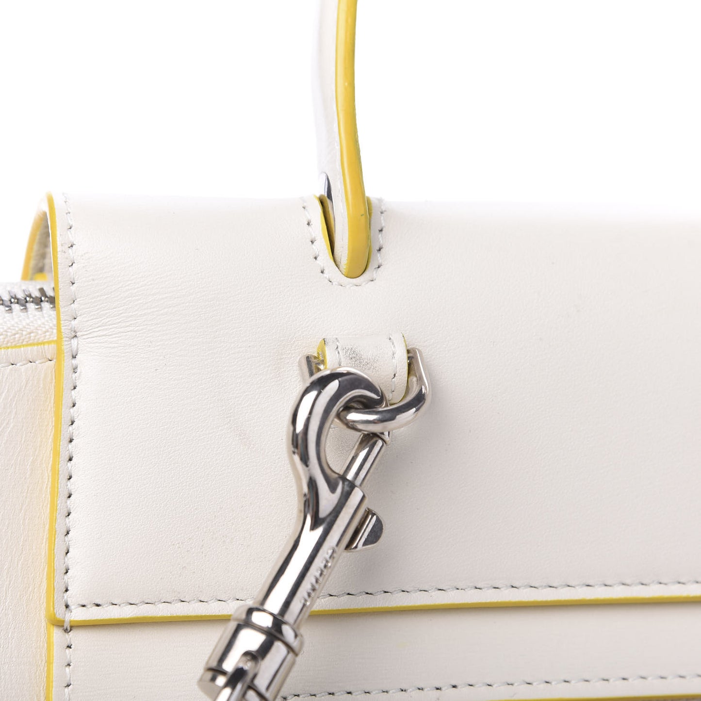 Smooth Calfskin Small Belt Bag White