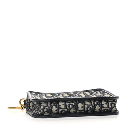 Christian Dior Oblique Diorquake Clutch Blue 4 of 6