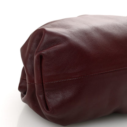 Bottega Veneta Smooth Butter Calf The Pouch Oversized Clutch Bordeaux 9 of 10