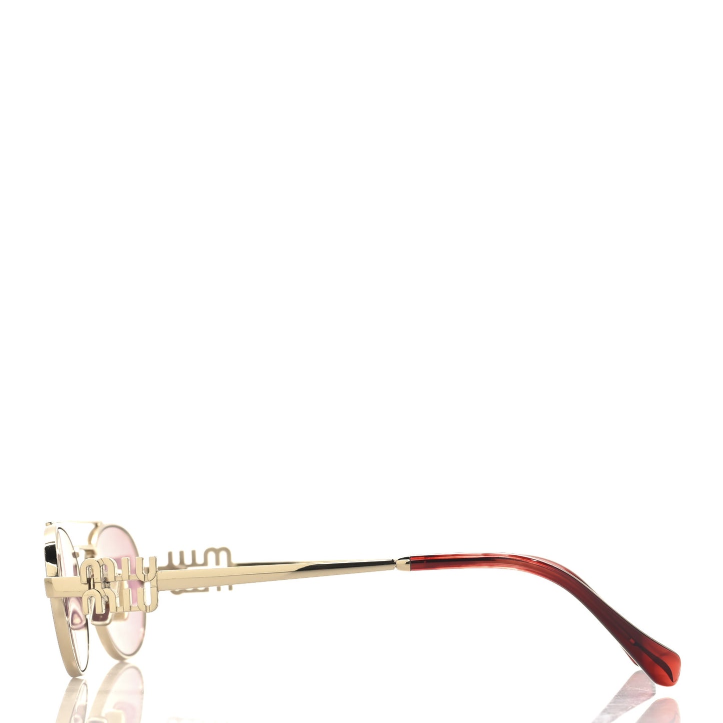 Metal Logo Sunglasses SMU54Z Amaranth