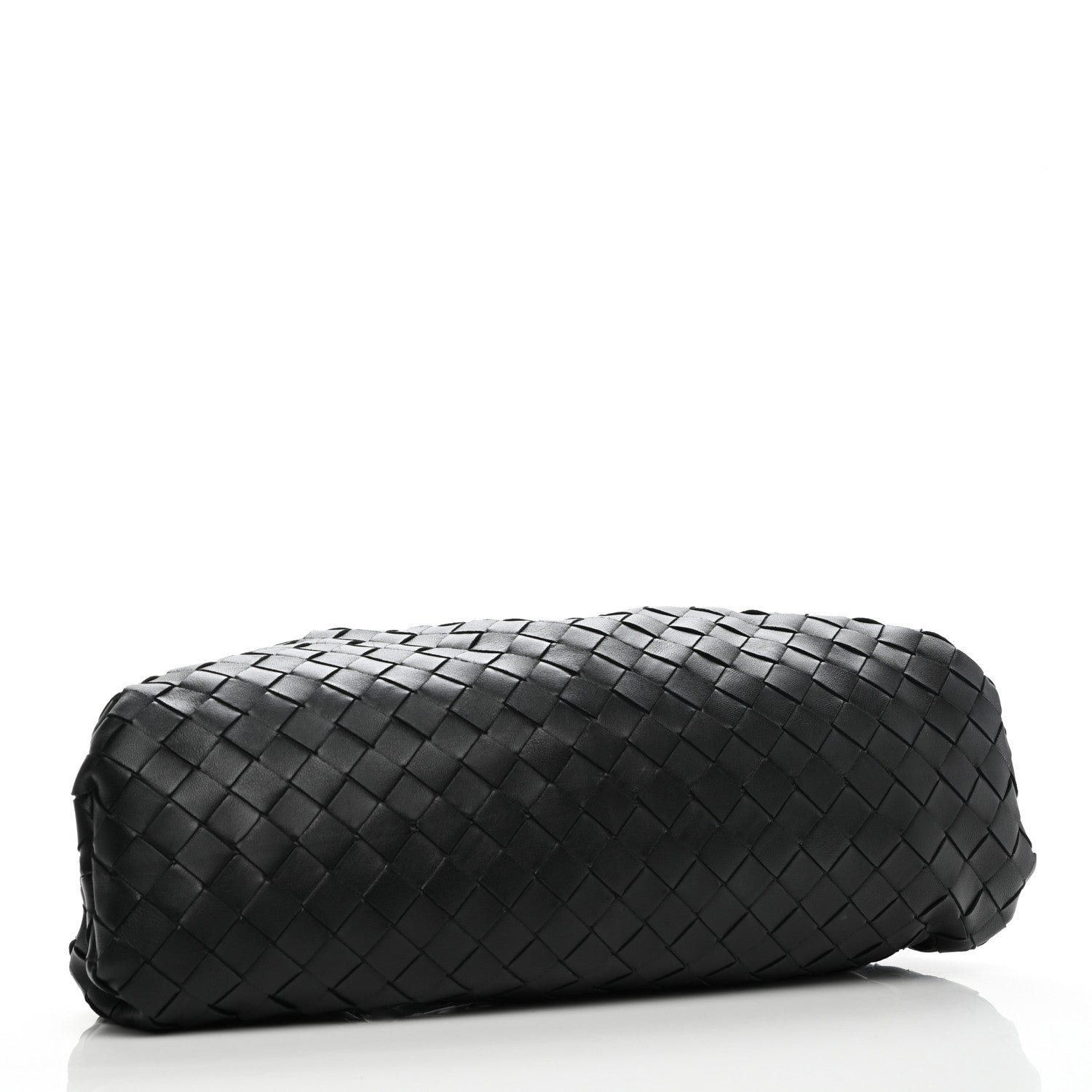 Bottega Veneta Nappa Maxi Intreccio The Pouch Oversized Clutch Black 4 of 10