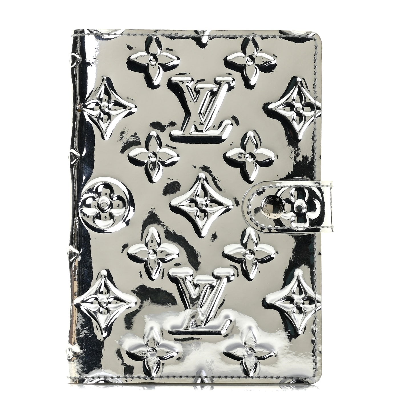 Monogram Miroir Small Ring Agenda Silver
