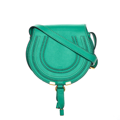 Chloe Calfskin Mini Marcie Round Crossbody Bag Jade Green 1 of 8