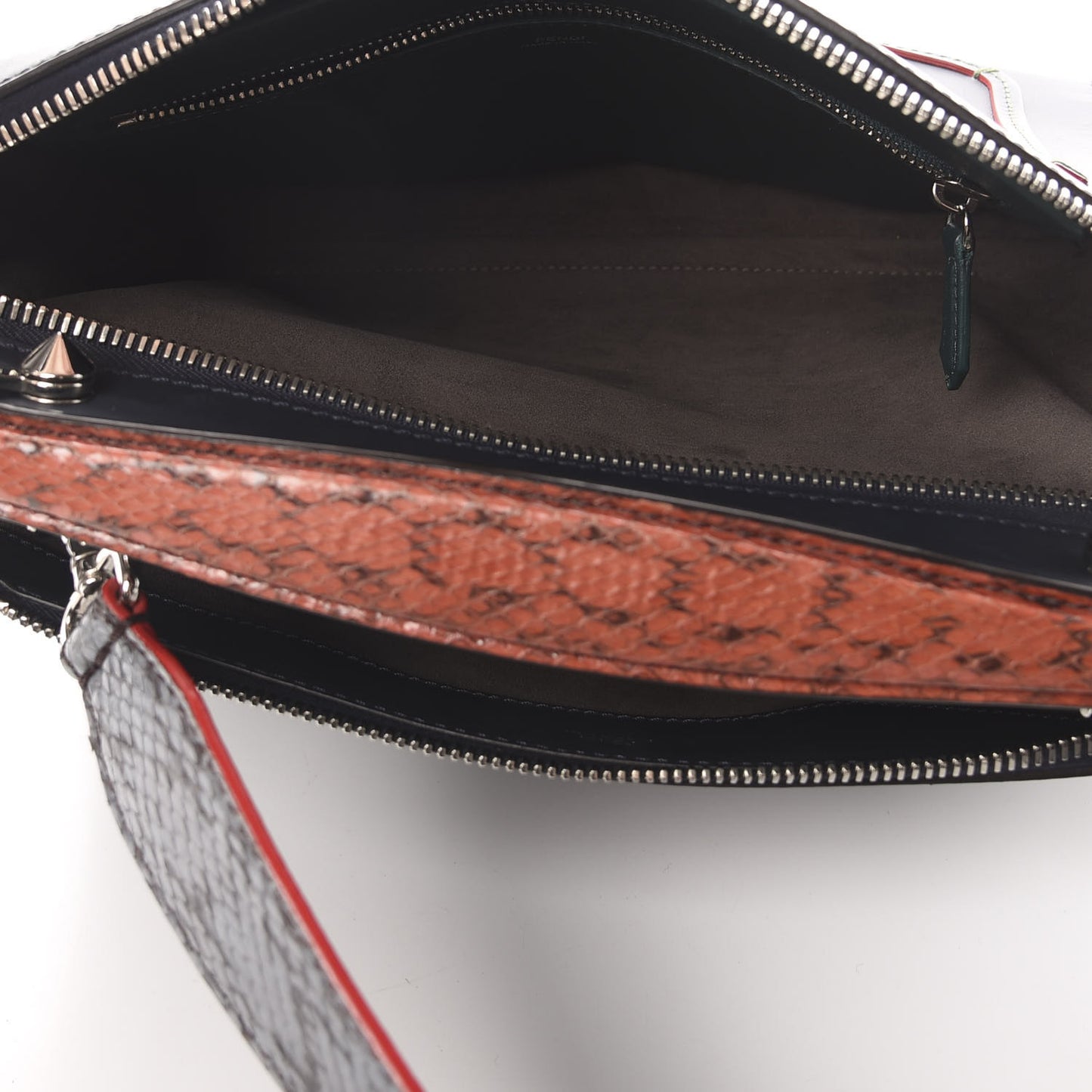 Vitello Baltico Dolce Elaphe DotCom Satchel Lavagna Ortensia Multicolor