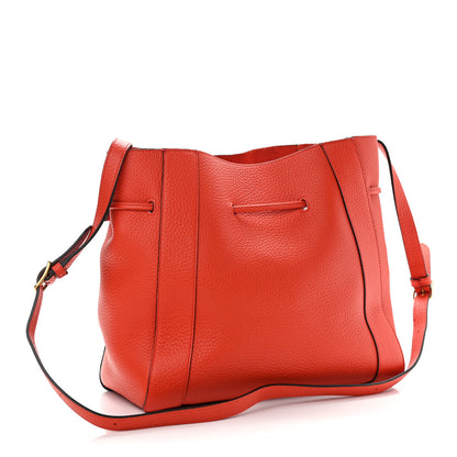 Mulberry Heavy Grain Calfskin Small Millie Tote Hibiscus 4 of 12