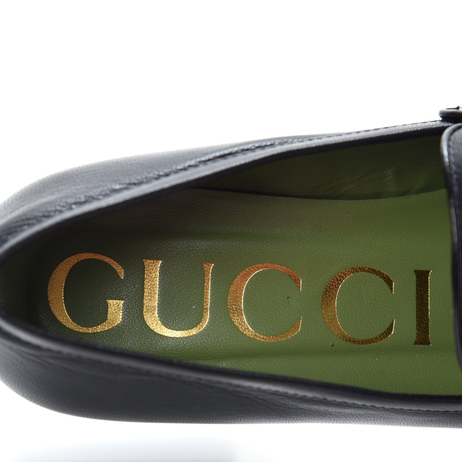 Gucci Goatskin Houdan Platform Loafers 36 Black 8 of 11