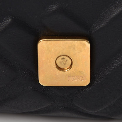 Fendi Nappa FF 1974 Embossed Baguette Black 8 of 11