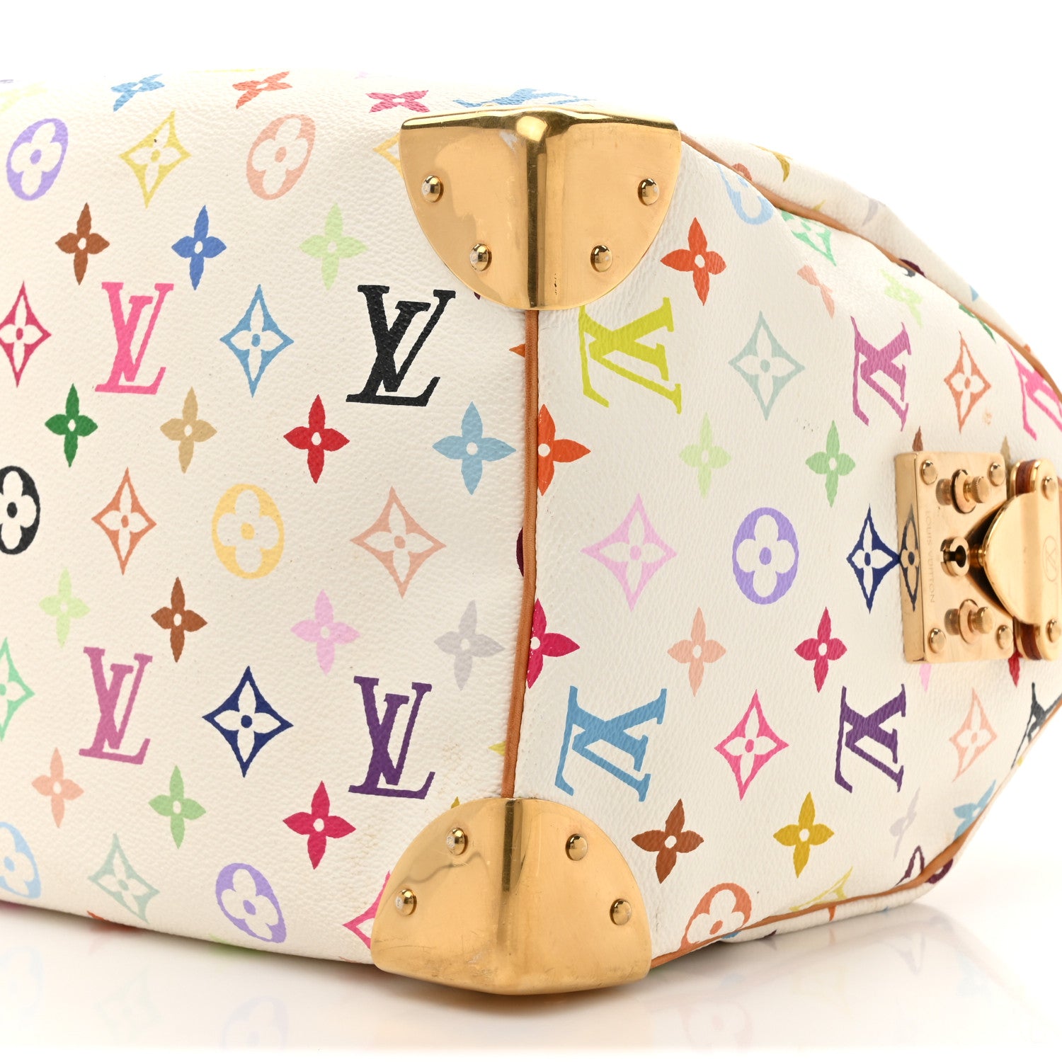 Louis Vuitton Monogram Multicolor Speedy 30 White 9 of 14
