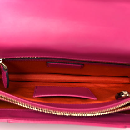 Bulgari Calfskin Serpenti Forever Snake Strap Crossbody Bag Pink 6 of 12