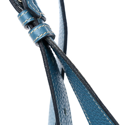 Hermes Taurillon Clemence Jypsiere 28 Blue Jean 13 of 13