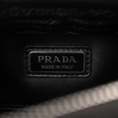 Prada Saffiano Travel Medium Brique Crossbody Bag Black 6 of 9