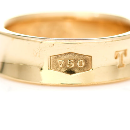 Tiffany 18K Yellow Gold 1837 Band Ring 52 6 6 of 7