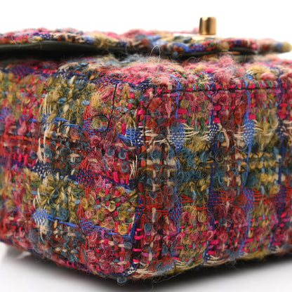 Chanel Tweed Quilted Mini Square Flap Multicolor 9 of 11