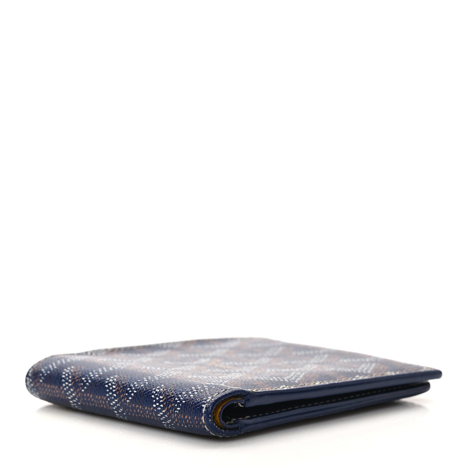Goyard Goyardine Bi-Fold Victoire PM Wallet Navy 4 of 9
