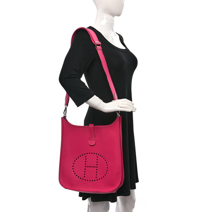 Hermes Epsom Evelyne III GM Rose Tyrien 3 of 9