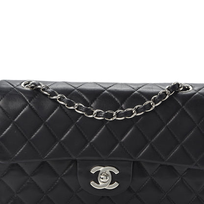 Chanel Lambskin Quilted Small Double Flap Black 9 of 10