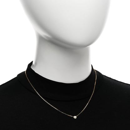 Cartier 18K Yellow Gold Diamond SM D'Amour Pendant Necklace 2 of 5